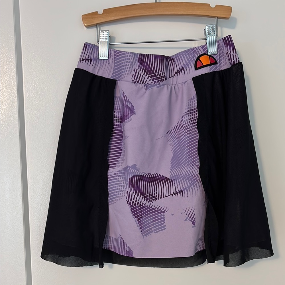Ellesse Purple and Black Women's Skirt, Size 4